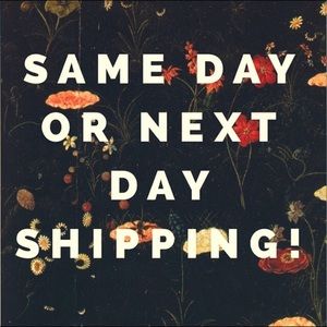 Same day shipping!